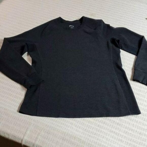 Duluth Trading Co.‎ Long Sleeve Extra Side Width Seams Pullover Sz L Shirt - Picture 1 of 5